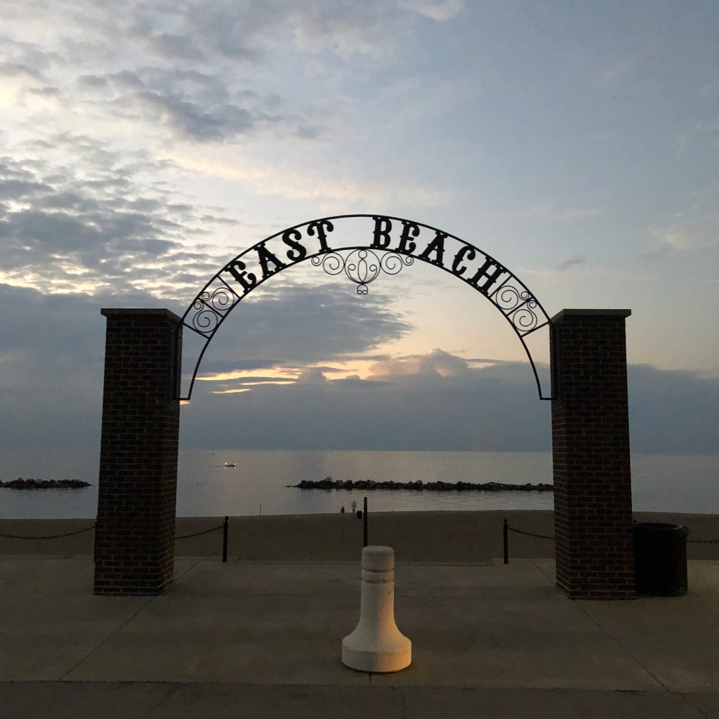 This is East Beach on Lake Erie in Lorain, Ohio. "Twilight At East Beach" is the title of my EP on Bandcamp